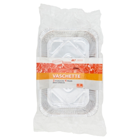 4 Vaschette 2 Porzioni U! Confronta e Risparmia